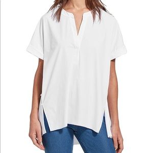 Lyssé Finley Microfiber Top White Large NWT